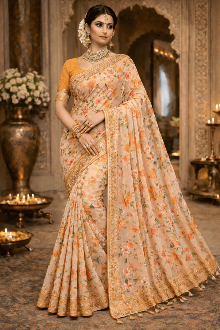 Georgette saree